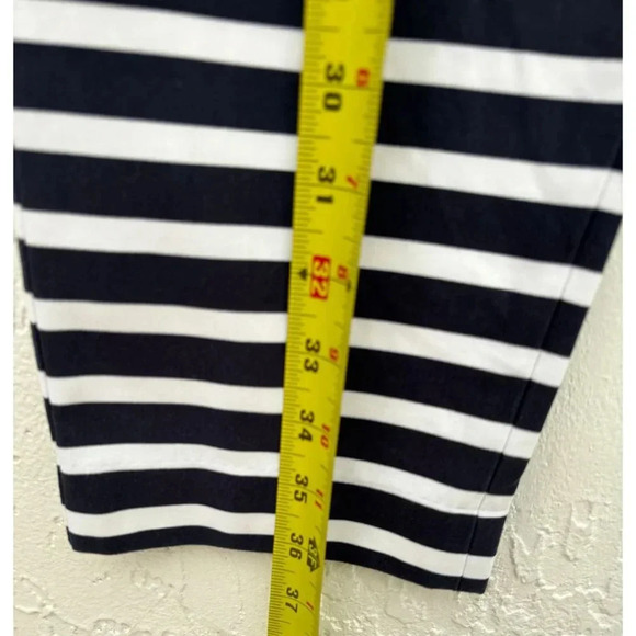New Express Womens Low Rise Skinny Leg Ankle Fit Sailor Pants Stripes Sz 6R - Picture 10 of 14